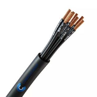 Cabo Comando/Controle 7x0,75 mm² Sem Blindagem Preto