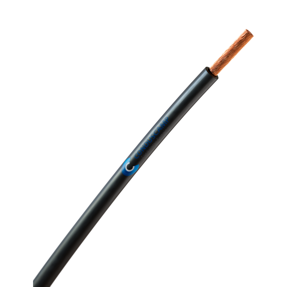 Cabo de Solda 16,00 mm² de Borracha Preto