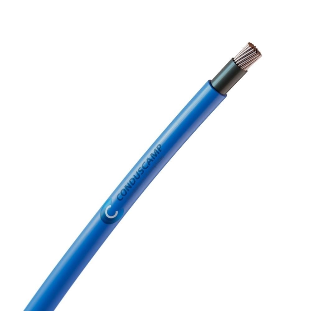 Cabo Alumínio 1kv Dupla Isolação 16,00mm² Azul Claro