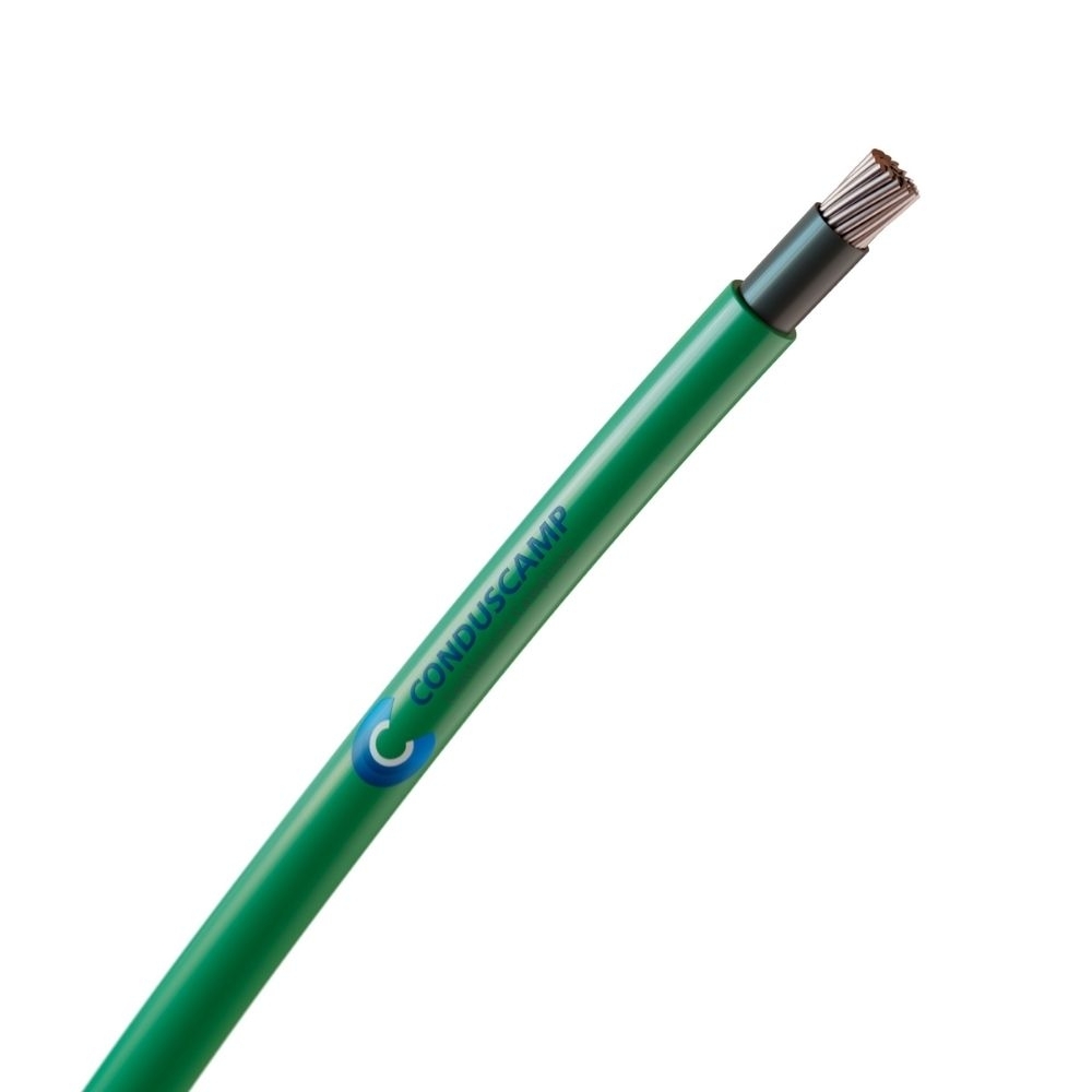 Cabo Alumínio 1kv Dupla Isolação 70,00mm² Verde