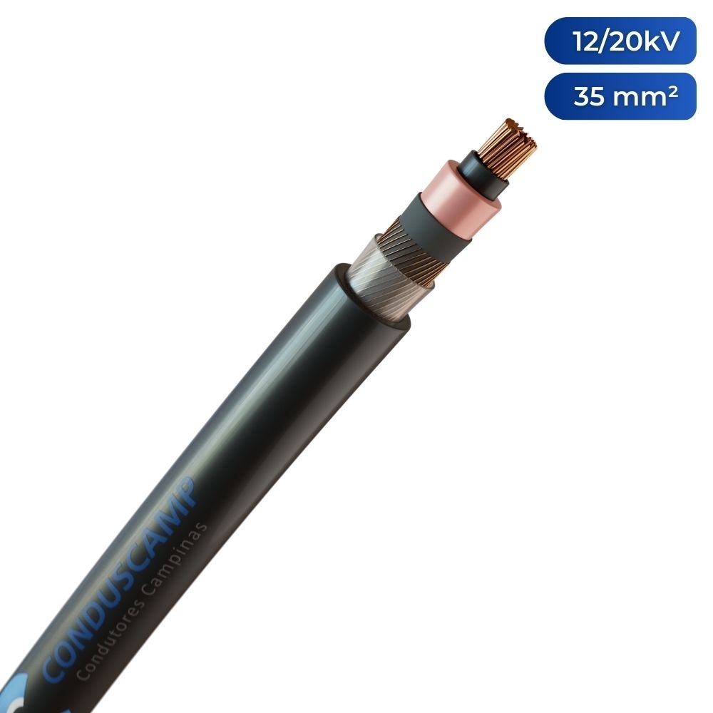 Cabo Epronax Slim 105°c 12/20kv 35,00 mm2 Preto